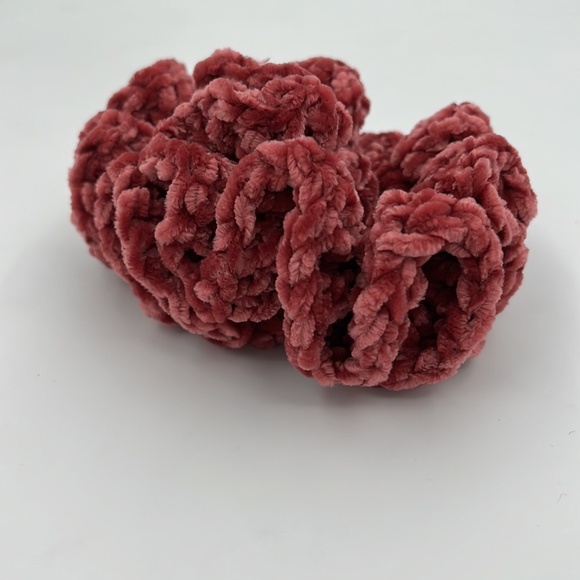 Wholesale 10 Oversized Scrunchies Hair Ties Crochet Handmade Mystery Colors - Picture 7 of 16